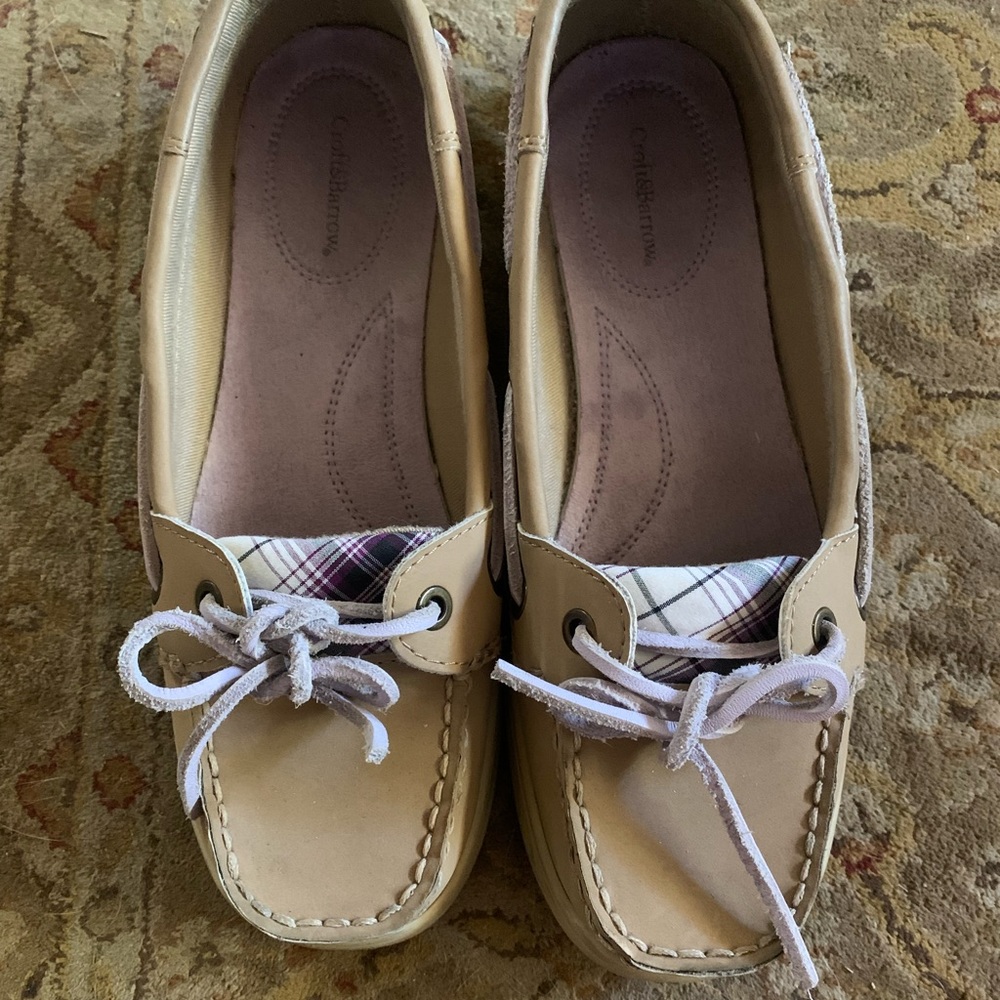 Worn twice, too big. Croft & Barrow Sz 6, yachting shoes. Beautiful like new